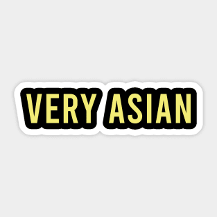 Very Asian Sticker